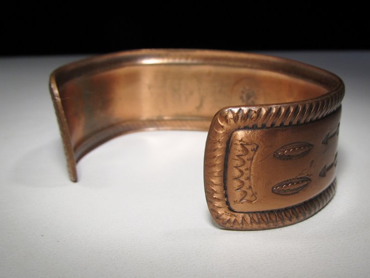 Vintage BELL Southwest Solid Copper Bracelet WC-278 - $29.99 : Decatur ...
